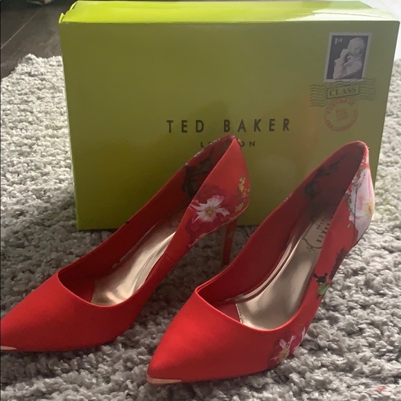 red ted baker heels